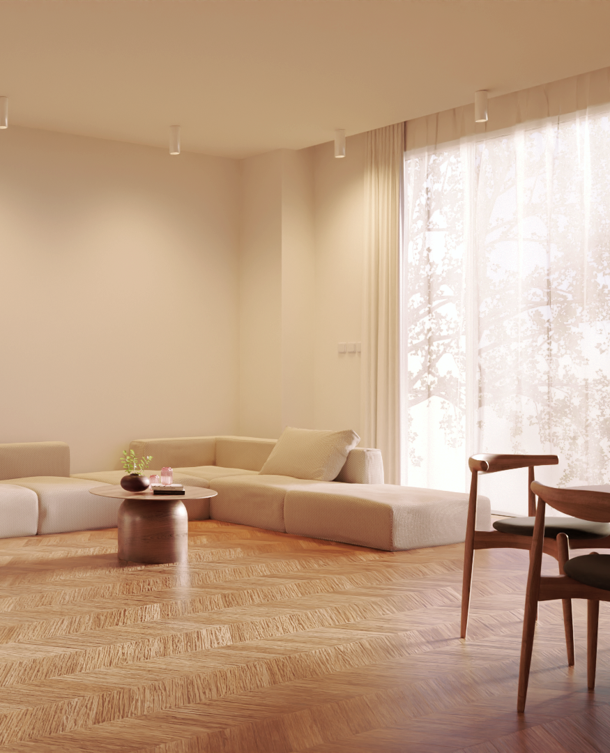 interior 3D rendering - livingroom 