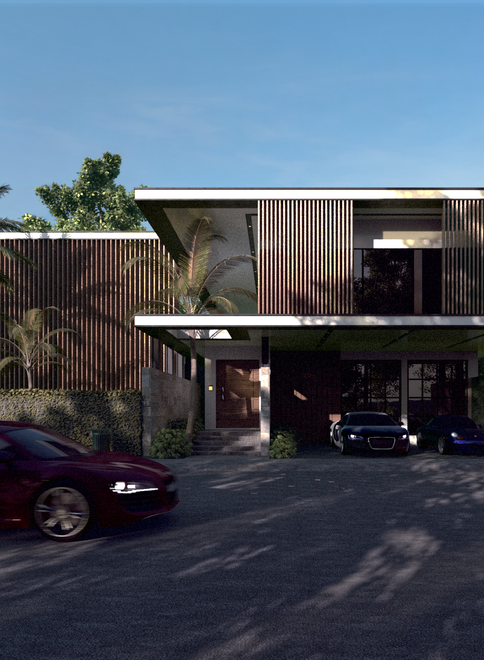 Villa exterior rendering